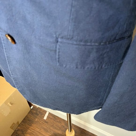 J.Crew $248 Ludlow Slim Fit Unstructured Suit Jacket Cotton Linen 42R AU428 - Picture 8 of 11